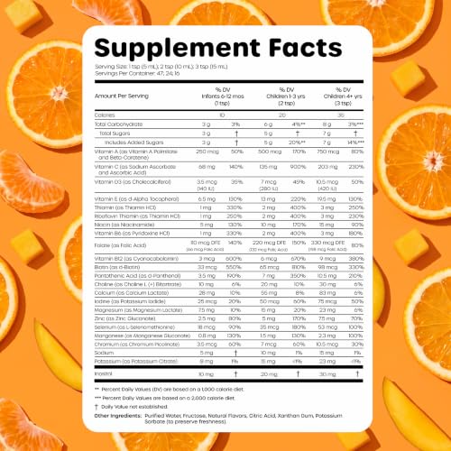 Image of CHILDLIFE ESSENTIALS Multi Vitamin and Mineral for Infants, Babys, Kids, Toddlers, Children, and Teens, 8-Ounce