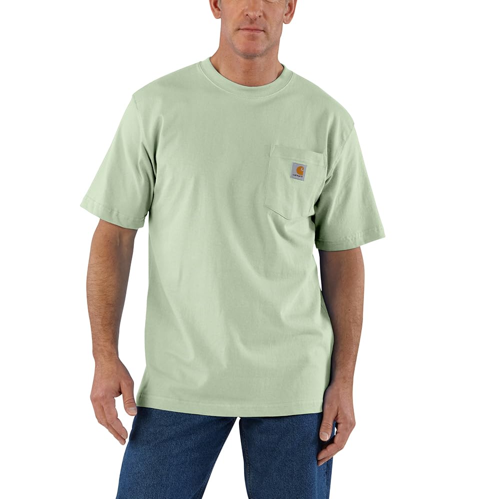 Carhartt Mens Loose Fit Heavyweight Short-Sleeve Pocket T-Shirt (Also Available in Big & Tall) CloseoutWork Utility T-Shirt — view 41
