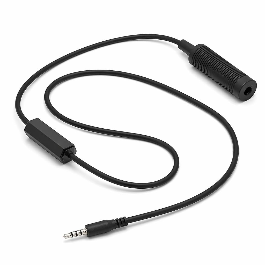 Adattatore For Cuffie PTT Da 3,5 Mm Con Spina TP120 Convertitore Audio Tattico For La Riproduzione Di Musica MP3 Del Telefono