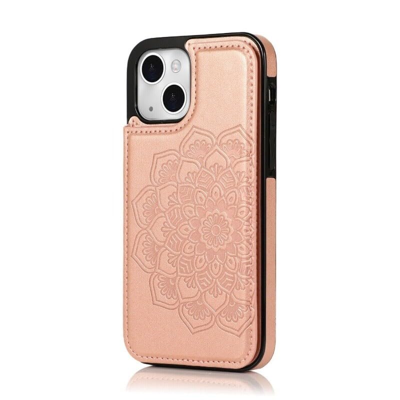 Étui pour iPhone 16 Pro Max or rose idéal pour sécuriser vos cartes lors de vos sorties