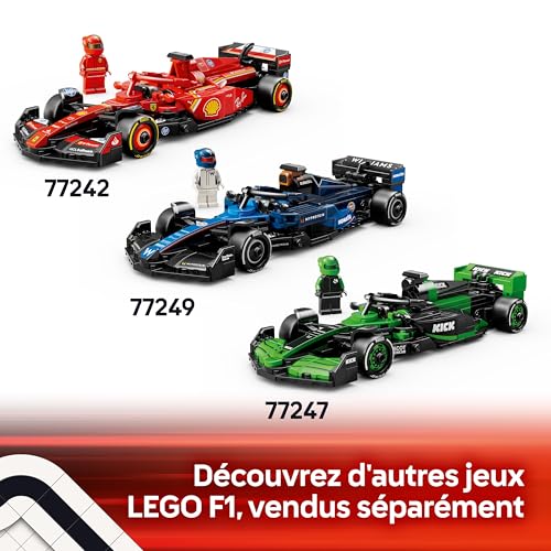 LEGO Speed Champions Voiture F1 Aston Martin Aramco AMR24 - Jeu de Construction avec Voiture de Course - Minifigurine Collector de Pilote de Formule 1 - Cadeau pour garçons et Filles dès 10 Ans 77245