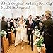 DOEYS Pew Clips MADE in USA for Weddings (12-Pack) Heavy Duty Flexible Hook Clamp attaches Church Ceremony Aisle Decorations to Pews, Bench Seats, Reception Chairs SECURE Bows, Flowers, Signs, Garland