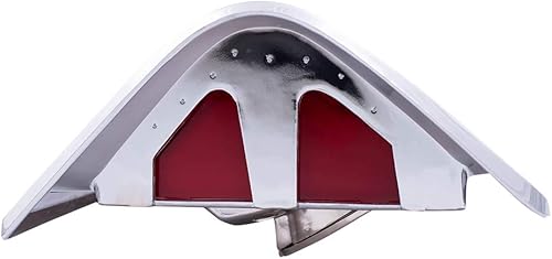 Miniatura 6 de Brock - Juego de luces traseras de repuesto para conductor y pasajero, borde rojo con carcasa cromada, compatible con cargador de camioneta