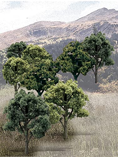 Woodland Scenics TR1572 Mix Green Decid Trees 3-5 (14) WOOU9572 - Image 2