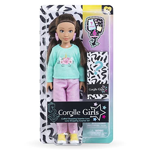 Set Muñeca Fashion Luna con 6 Accesorios para Niñas miniatura 1