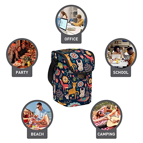 Bolsa de almuerzo hermética que evita derrames de comida en la mochila escolar 4