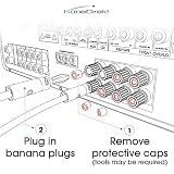 KabelDirekt – Wtyk bananowy – 5 par