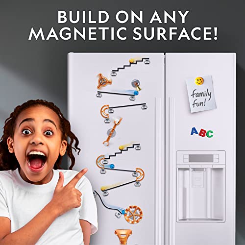 image for NATIONAL GEOGRAPHIC Magnetic Marble Run - 50-Piece STEM Building Set f