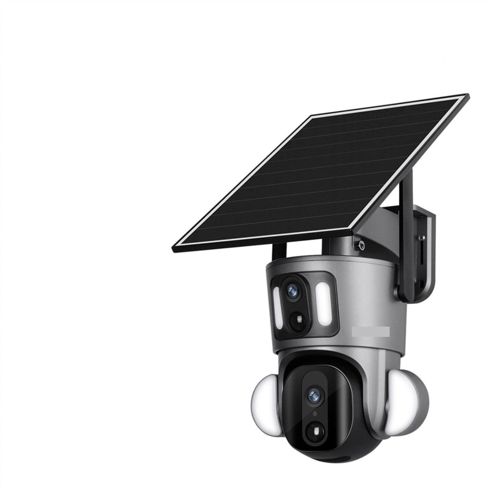CVFRDD 9W 2K Dual Screen 4G Solar Camera Outdoor 4MP PTZ Dual PIR Detection Dual-video Linkage Auto Tracking CCTV Camera(4MP 4G Add 128G)