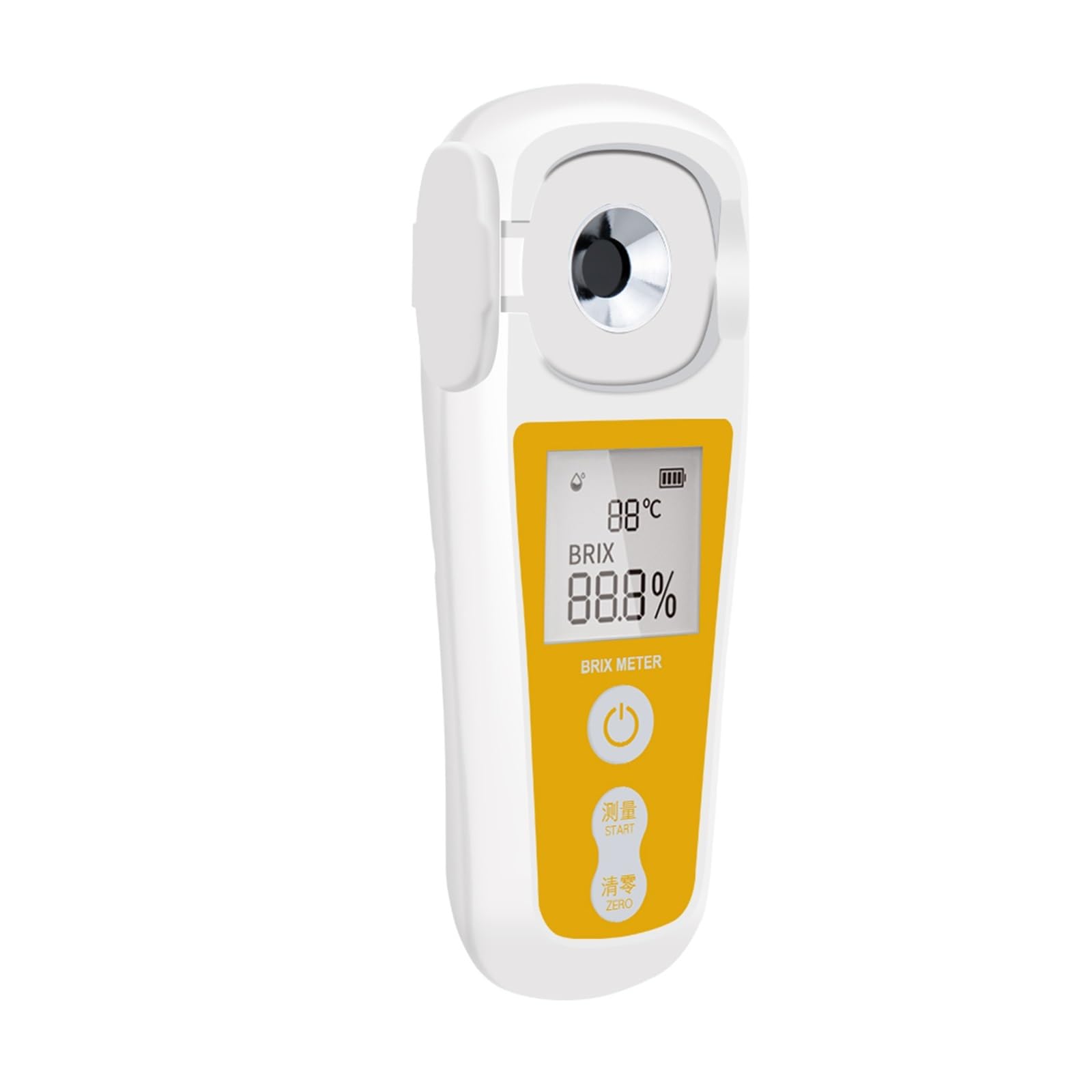 EDEDE Brix Refraktometer, Refraktometer Zucker Meter Refratometro Wein Bier Alkohol Frucht Konzentration Hydrometer Densitometer Saccharimeter for Weinherstellung(0~35%)