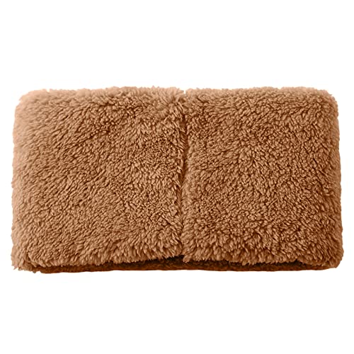KAMEIMEI Col épaissi d'hiver Cou Couverture de cou Peluche froide Couverture de cou chaud neutre Écharpe Équipement De Football, orange, Taille Unique Cover