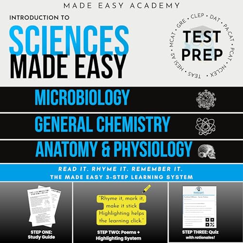 Diseño de la portada del título Introduction to Sciences Made Easy