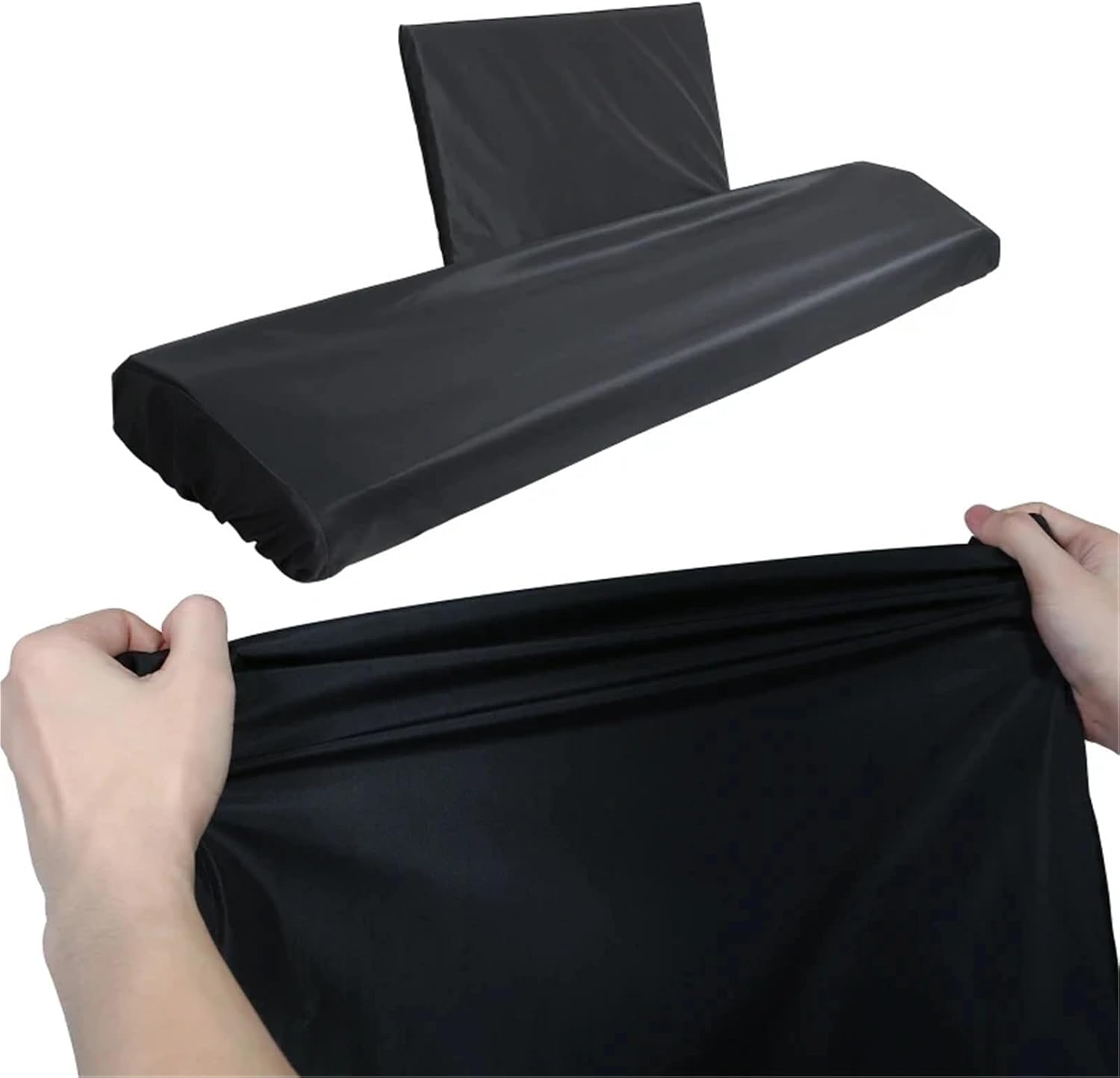 Piano Keyboard Dust Cover 2 Pcs 88-Key Electric Piano Keyboard Cover: Dustproof Washable Design + Music Stand Cover & Shrinkable Drawstring
