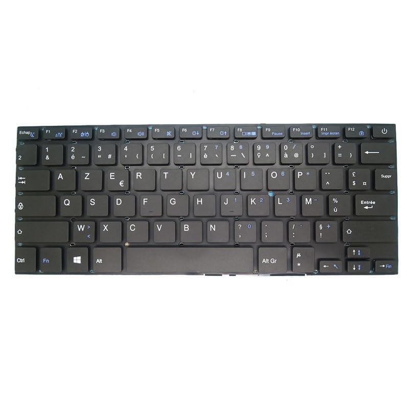 LIUHAOZ Clavier d'ordinateur Portable pour QILIVE Q8 CW14Q7B Q6 GK-N1402 Noir sans Cadre France FR(Q6 GK-N1402)