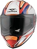 vemar breeze street jethelm  Vemar Zephir Lunar 2017 Helm Rot/Weiß/Blau XL (61/62)