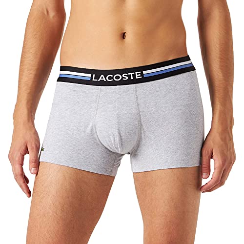 Lacoste 5H3386 Ropa Interior, Argent Chine/Baobab-Marin, S para Hombre