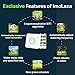 ImoLaza Smart Sprinkler Controller Evapotranspiration Master: 8 Zones WiFi Irrigation Controller with Automated Watering and App Control, Save Water Through Rain, Freeze, Wind and Saturation Skip