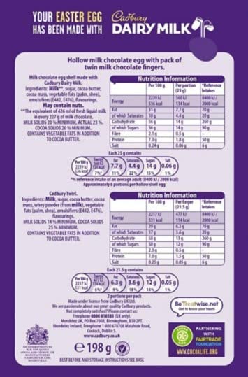 Cadbury Twirl Egg 262G