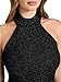 GUESS Womens Eco Sleeveless Chevron Serina Sweater, Jet Black, Small