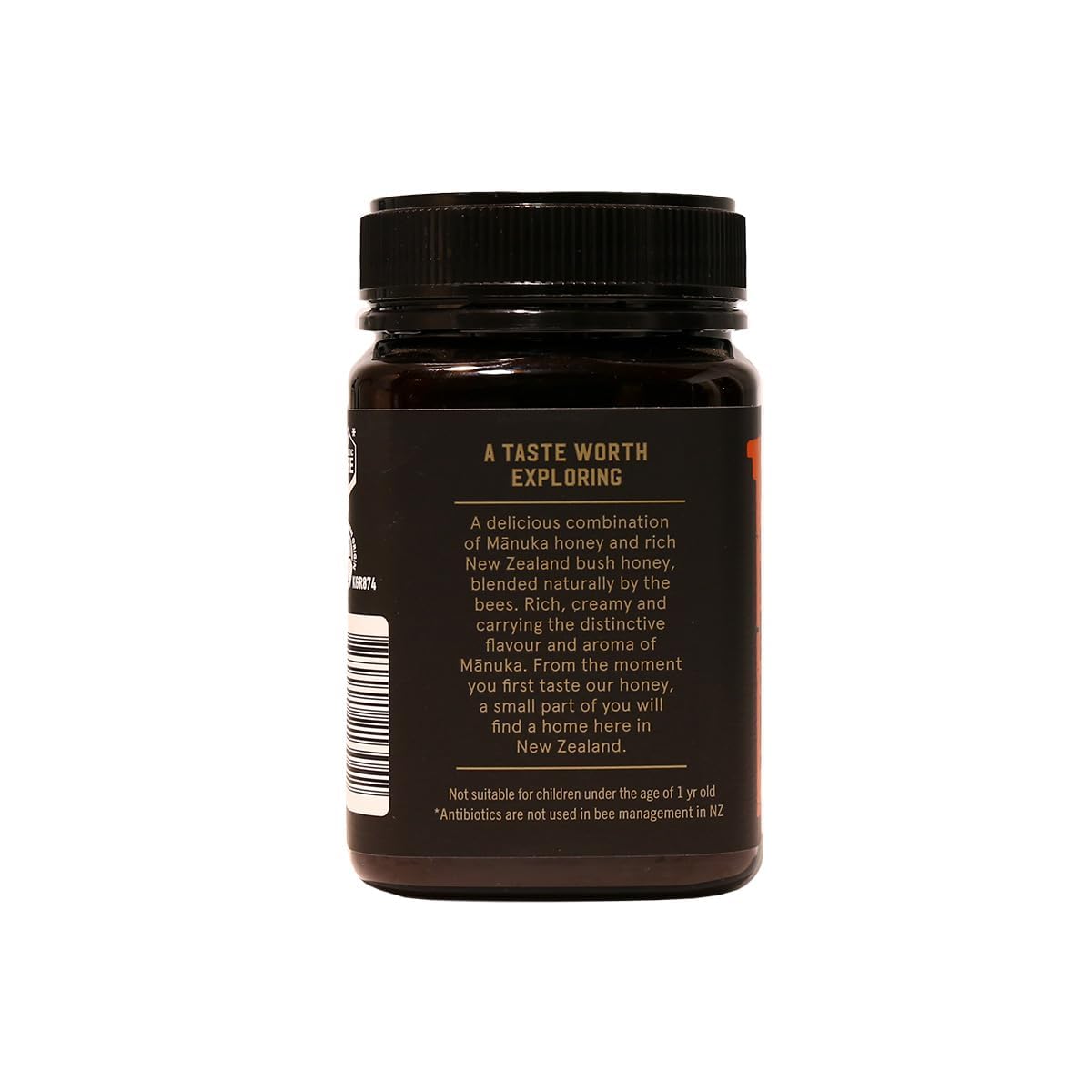 Taylor Pass Honey Co Manuka Honey Blend | Non-GMO New Zealand Honey in BPA-Free Jar | Sustainable Manuka Honey Blend |1lb 1.6oz