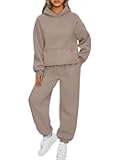 Womens 2 Piece Outfits Lounge Hoodie Sweatsuit Sets Plus Size Fall Fashion Clothes Airport Travel Pants Tracksuits