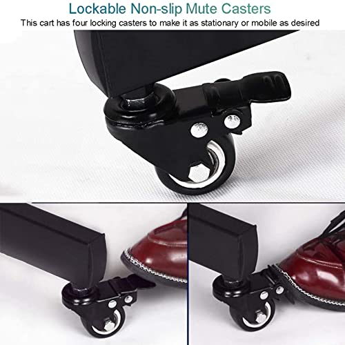 Soporte de Piso Móvil Ajustable para TV 32-75" miniatura 7