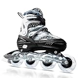 Adjustable Roller Blades, Inline Skates for Girls Kids, Light Up Adult Roller Blades Skates for Boys