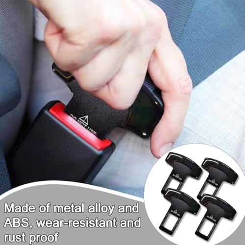Gurtschloss Adapter, 2 Stück Anschnaller Adapter, Auto-Sicherheitsgurt Clip, Sicherheitsgurtschloss, Auto-Sicherheitsgurt Schnalle, passend für die meisten Autoteile