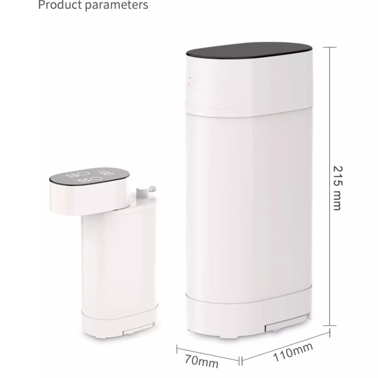 Distributore di acqua calda istantanea, distributore di acqua piccolo da tavolo, distributore di acqua calda portatile da viaggio per dormitori da tavolo