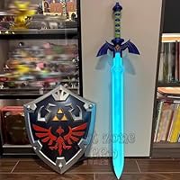 Amazon.co.jp: コスプレ道具 ゼルダの伝説 剣 盾 1:1 製造 LED発光