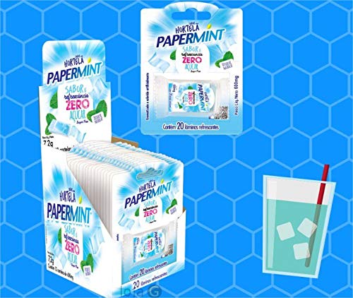Lâminas Refrescantes Caixa com 12 Unid Hortelã Papermint Danilla