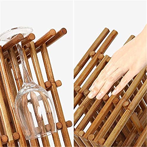 Soporte de vino de madera para 5 botellas miniatura 4