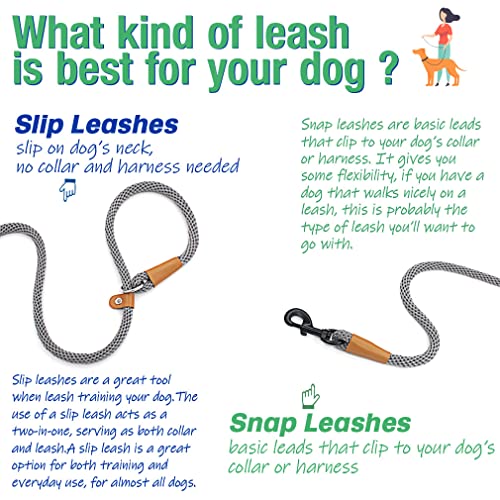 lynxking-Dog-Leash-Rope-Dog-Training-Leash-2FT-6FT-Strong-Heavy-Duty-Braided-Training-Lead-Leashes-for-Small-Medium-Large-Dogs - Cucciolini Doodles   lynxking-Dog-Leash-Rope-Dog-Training-Leash-2FT-6FT-Strong-Heavy-Duty-Braided-Training-Lead-Leashes-for-Small-Medium-Large-Dogs