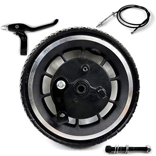 8' Rollerrad mit Bremse 20 cm massives Rad mit Trommelbremse 200 mm...