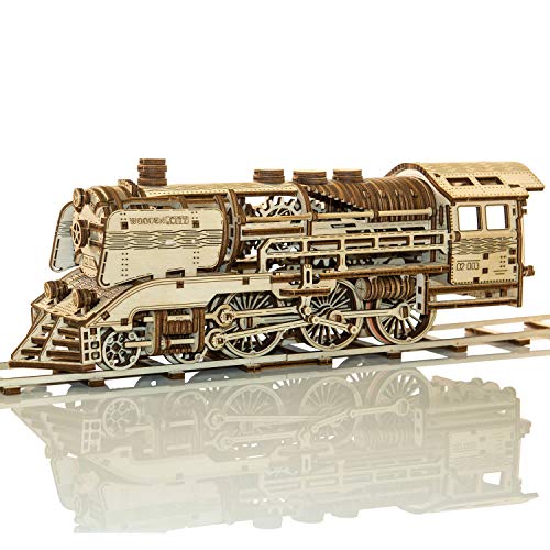 Woodencity- Express de Madera con railes Kit, Color (Wooden.City WR321)