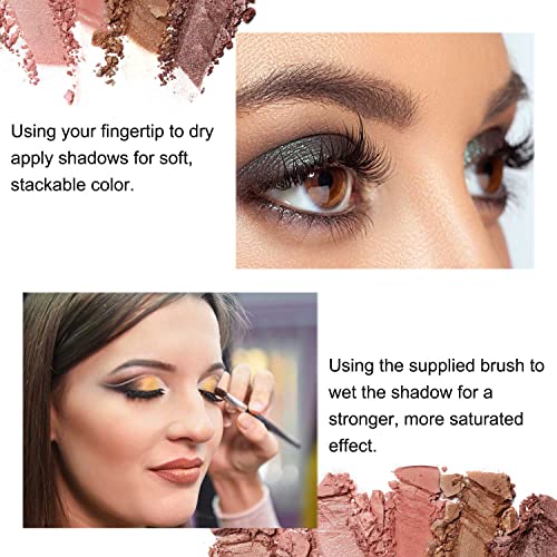 Eyeshadow Palette, 10 Colors Nude Eyeshadow Palette Smooth Matte Eye Makeup Palette,High Pigmented, Naturing-Looking, Ultra-Blendable,Long Lasting High ​Pigment Nude Matte Eyeshadow With 6 Eyeshadow Brush (04#) #TOP3