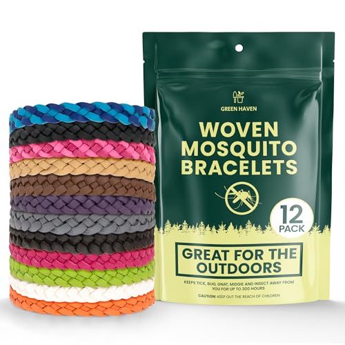 Green Haven Mosquito Repellent Bracelets - 12 Pack