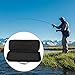 Gavigain Fishing Tackle Storage Bag,Portable Fishing Rod Reel Fishing Pole Gear Tool Cases Carrier Two Layer Oxford Large Capacity Travel Fishing Cover Bag Waterproof EVA Bag