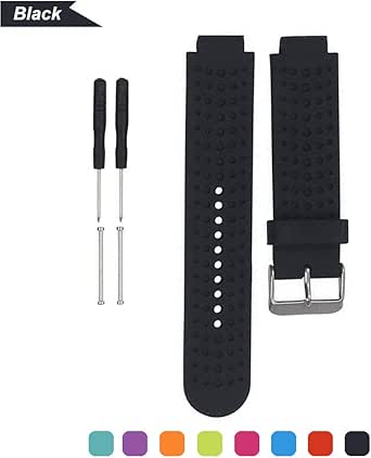 Fascia Cardio Garmin Cinturino In Acciaio Inossidabile Per Garmin Forerunner 235/220/230/620/630/735XT - Nero Cinturino Ricambio Garmin - Foto 14