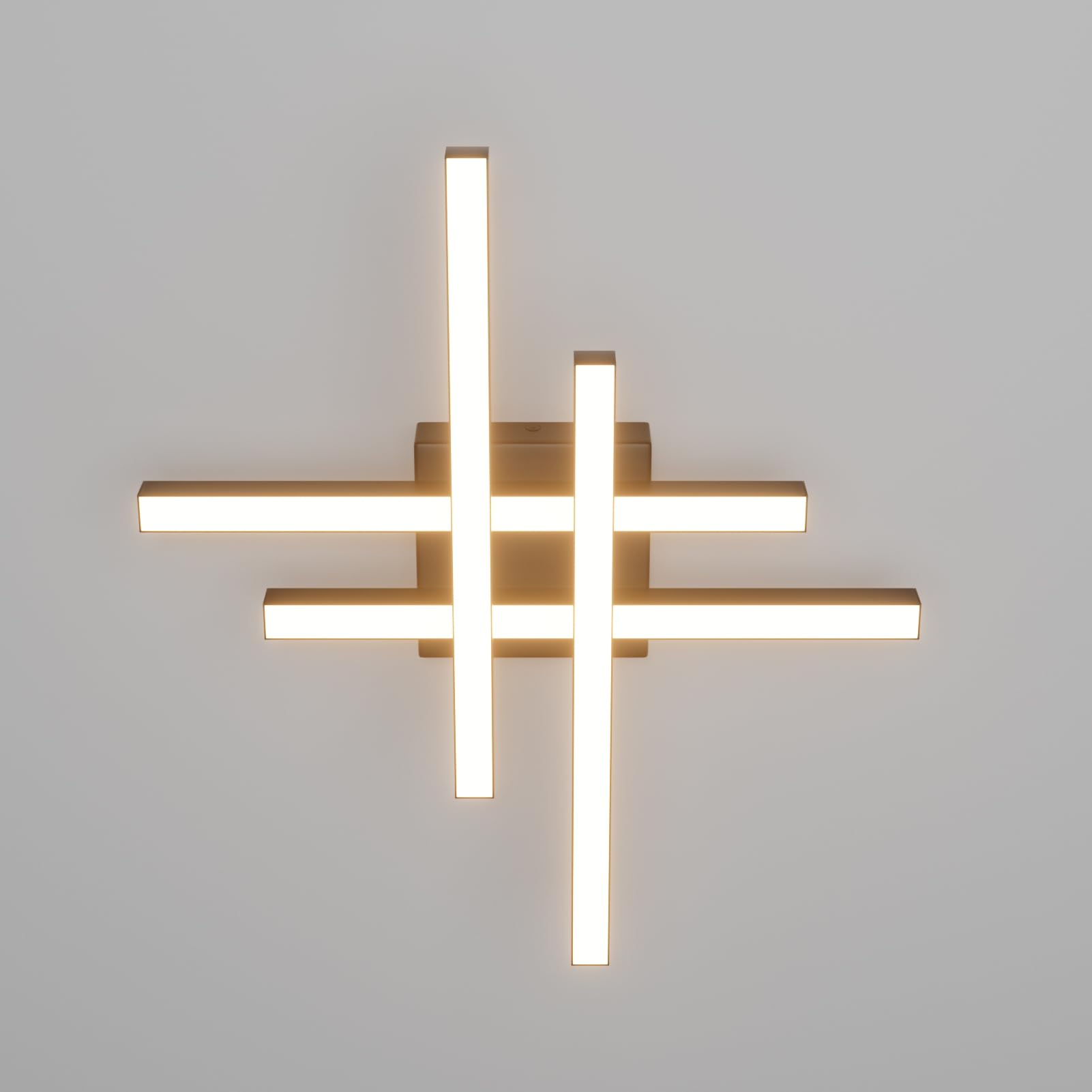 Klighten Deckenleuchte LED – 24W, 1960 Lumen, Warmweißes Licht Für Wohnzimmer, Küche & Flur
