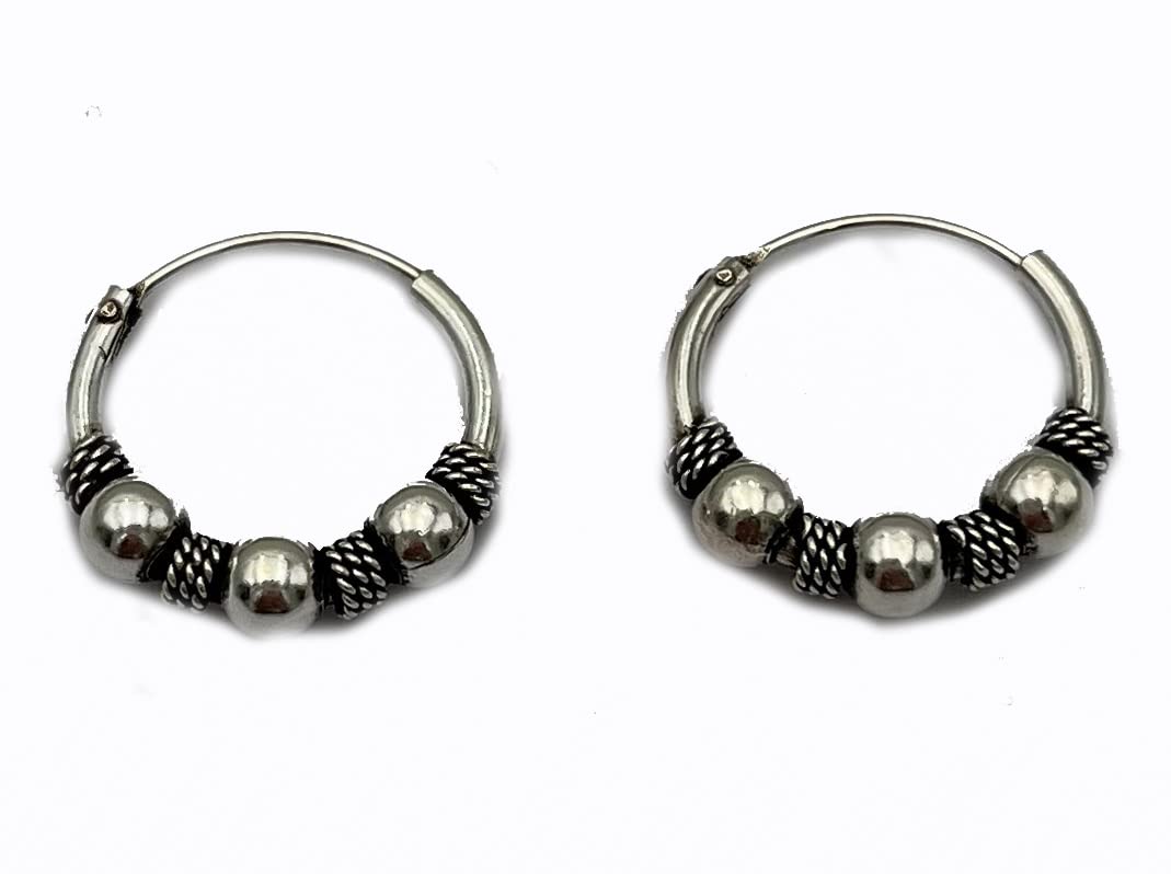 Jewelry - la Coppia orecchini Uomo Creole Cattolica Croce in Acciaio inox - 16,90