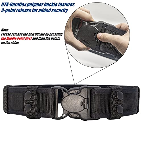 Duty Belt Law Enforcement Police Correctional Officer Security Belts 2 Keepers 2"/2.25" Wide3