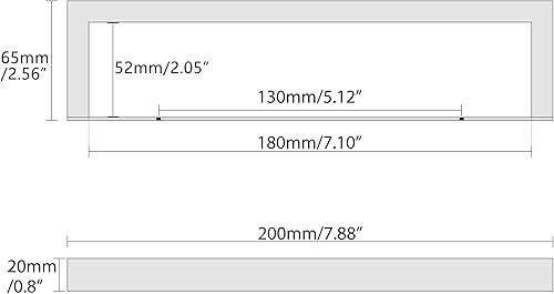 Vista 83 de Alise Toallero de baño, soporte de pared para toallas de baño, toallero para baño, toallero de acero inoxidable SUS304 de 8 pulgadas, negro mate