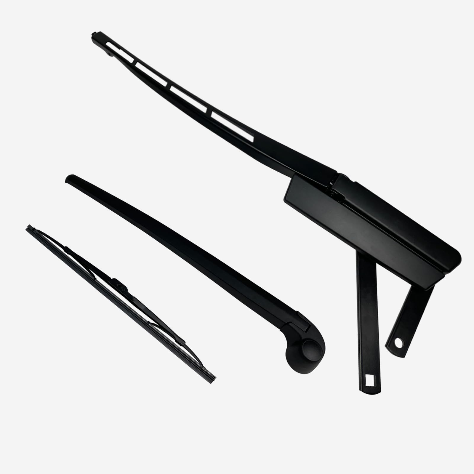 koxuyim Front Right Passenger Side Windshield Wiper Arm Compatible with 2007-2016 Audi Q7 Replaces# 4L1955408B 4l1955408B1P9 | with 1 Rear Wiper Arm & Blade