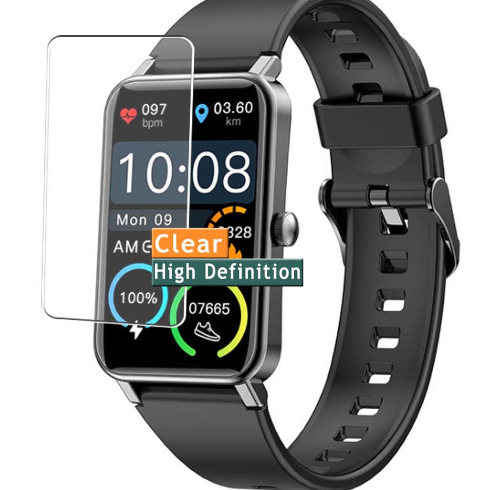 Vaxson 3-Pack Screen Protector, compatible with Yocuby ZX18 1.57" Smartwatch smart watch, TPU Guard Film Protectors Sticker [NOT Tempered Glass] New