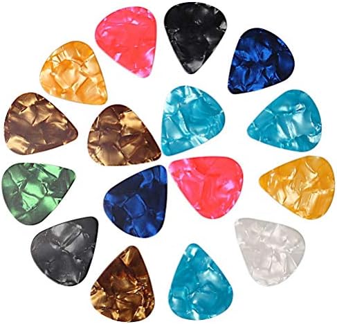 60 PCS Guitar Picks, 3 Different Thickness Abstract Art Colorful Celluloid Guitar Pick Plectrums For Bass, Electric, Acoustic Guitars Includes 0.46mm, 0.71mm, 0.96mm(Color Random)