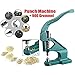 shenruifa 300pcs 6mm 10mm 12mm Grommets, Hand Press Punch Machine Set for Craft and Industrial Use, Extra Long Handle Grip Design, Stand Alone or Tabletop Mounted