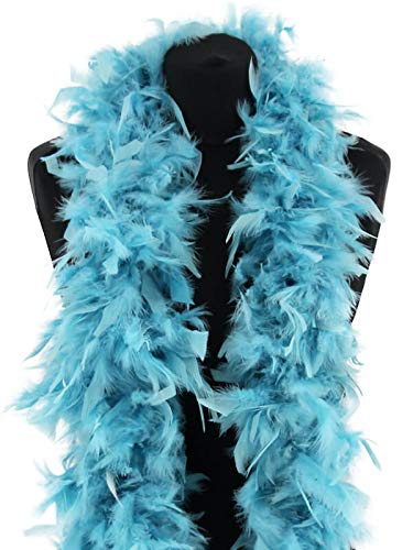 Deluxe Dusty Blue Feather Boa – 100g -180cm