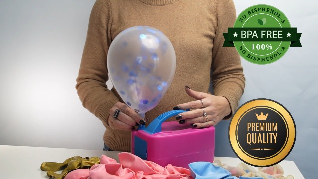 Set Palloncini Gender Reveal 124 Pezzi - Decorazioni Baby Shower Blu Rosa Oro By MERLINI STORE - Foto 4