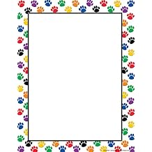 Teacher Created Resources Colorful Paw Prints Computer Paper 4769, Multicolor